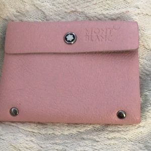 Montblanc photo holder for purse